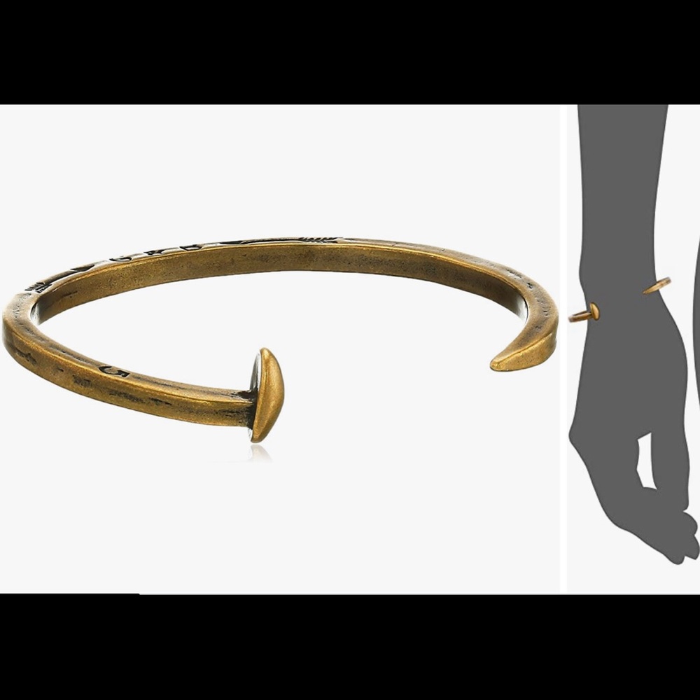 2 Giles & Brother Railroad Spike Cuff Bracelets